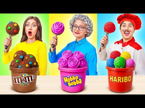 Me vs Grandma Cooking Challenge | Simple Secret Kitchen Hacks and Tools by Bubba DO Challenge