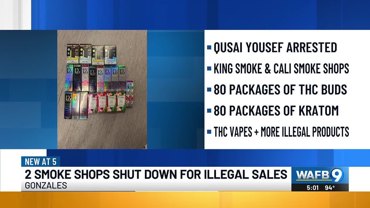 Undercover operation shuts down illegal vape sales at 2 smoke shops, police  say