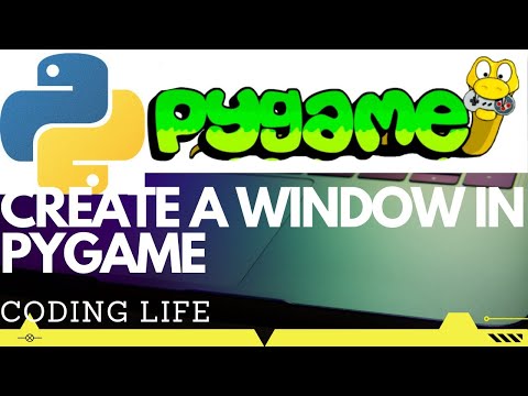 CREATE WINDOW USING PYGAME MODULE||PYGAME--PYTHON HINDI TUTORIAL