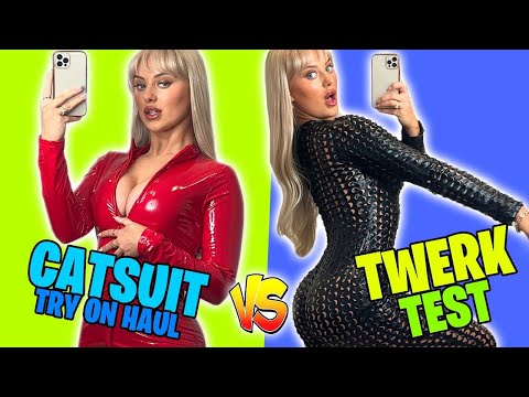 ULTIMATE CATSUIT HAUL TWERK CHALLENGE  | Rhiannon Blue