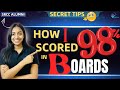 I SCORED 98.5% in Class 12th Boards and got SRCC I Here's How You can do it too !!