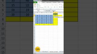Multiple Function in Excel  Short Excel shortvideo  reels viral excel excelmacros