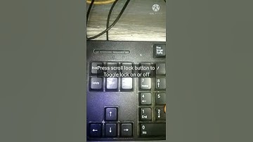 (scroll lock) how to use this.  keyboard trick