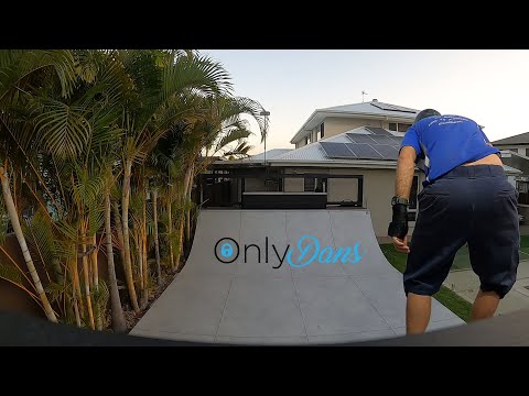 New Inline Skate Tricks on my backyard Mini Ramp