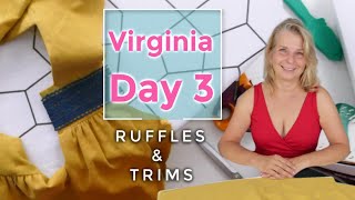 Blouse Sew‑A‑Long Day 3 | Sewing Ruffles to Skirt