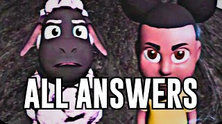 All Answers (Right & Wrong) & All Endings | Amanda The Adventurer