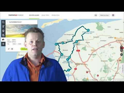 TomTom Rider 550 routes maken in Mydrive
