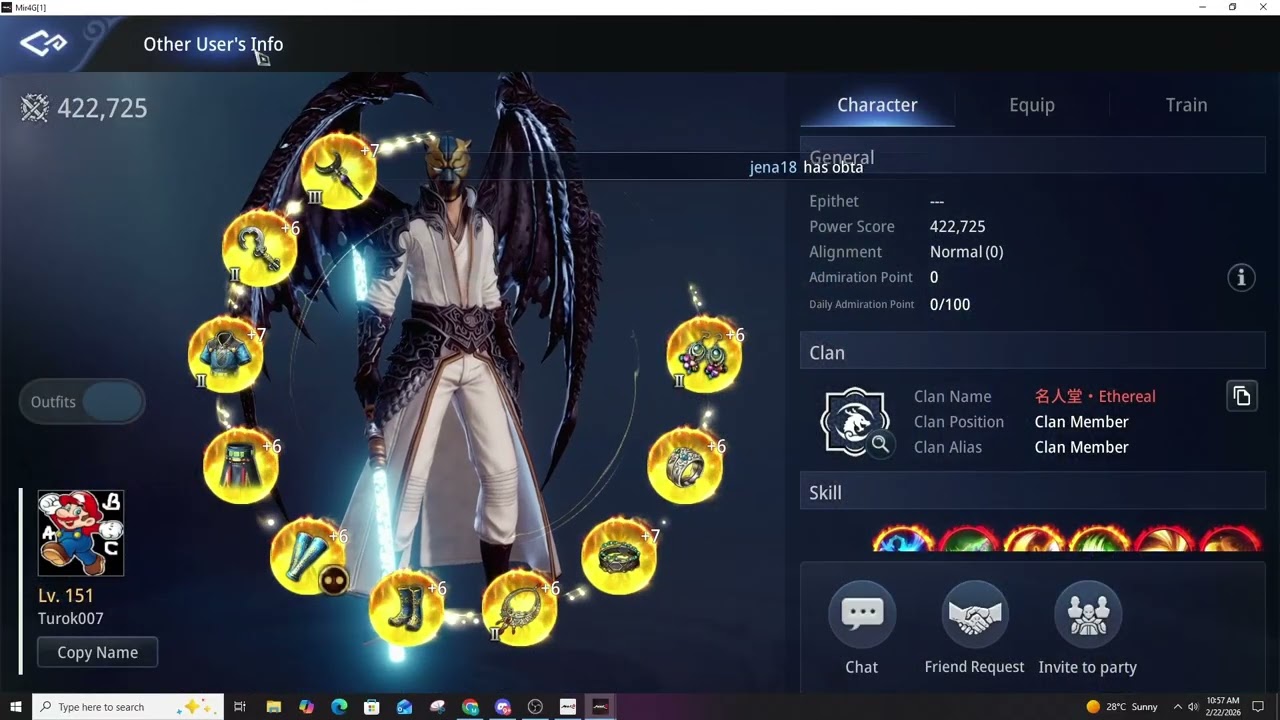 Lancer vs Lancer 50k ps gap??? #mir4 #mir4clipes