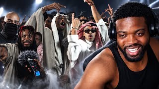 AMERICAN FIRST TIME HEARING SAUDI RAP... DJ Mubarak (saudi 7azin elwat) - RAP SHAR3 SAUDI ARABIA