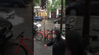 Köln Nippes Neusser Str Dauerregen