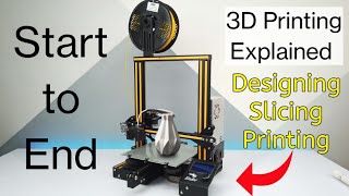 3D PRINTER BASICS | How to Design, Slice and Print | Explained