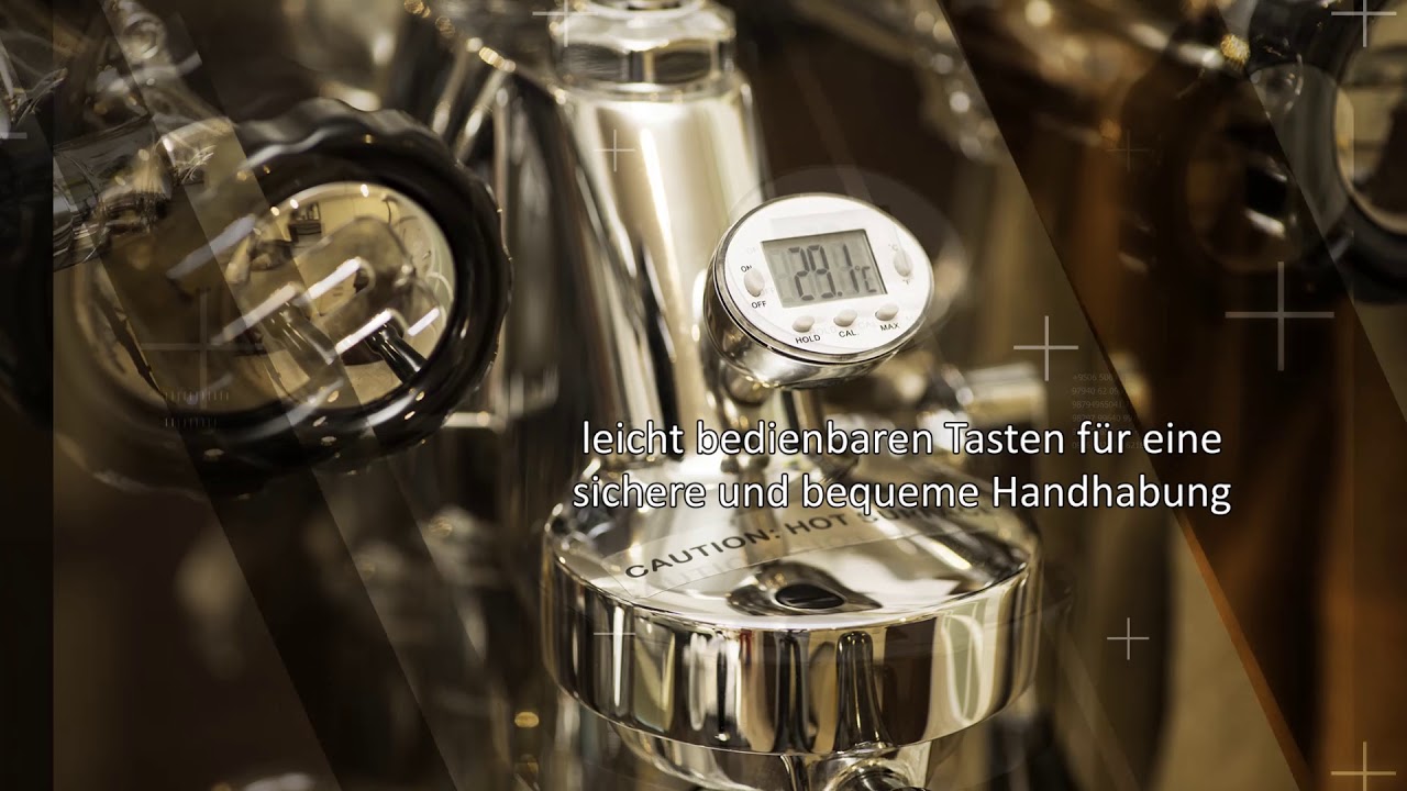Thermometer for E61 Grouphead - YouTube