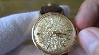 Reloj HASTE cuerda manual BUREN swiss vintage chapa oro