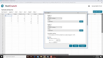 STA2023 Chapter 7 and 8 HW Solutions in StatCrunch