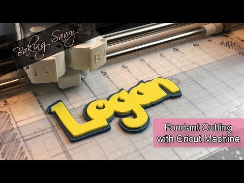 Using a Cricut Machine with Fondant For Customized Designs