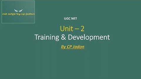 Training & Development | UGC NET / MBA / BBA | Induction, Methods & ADDIE Model Explained