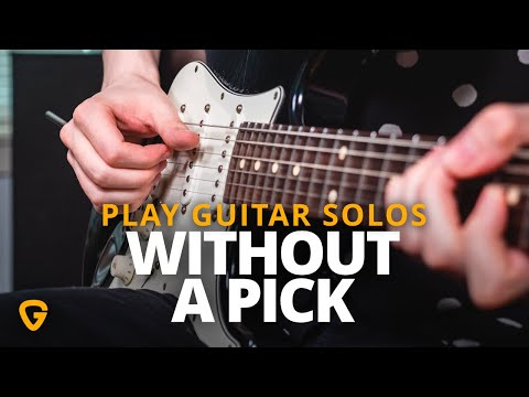 How To Play Guitar Solos WITHOUT A Pick - Beginner Guitar Lesson