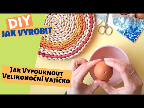 Jak vyfouknout vajíčko | Vyfoukávání velikonočních vajíček