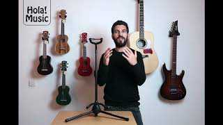 Universal Guitar Stand by Hola! Music. Fits All Guitars, Ukuleles & similar instruments. screenshot 3