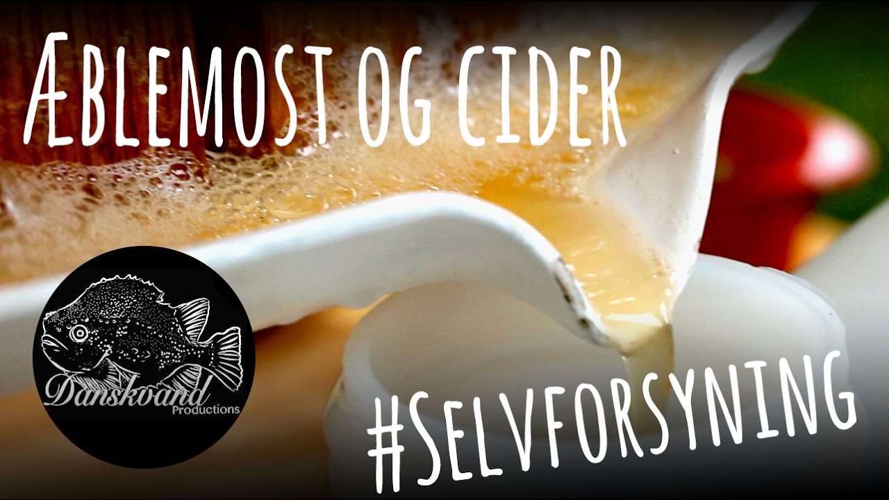 Hjemmelavet æblemost og cider
