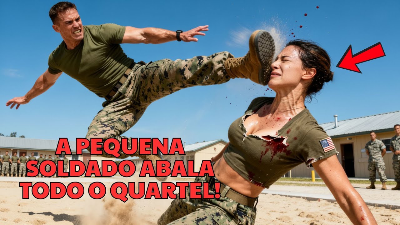 O comandante bateu numa soldado… segundos depois, ela o destruiu.
