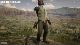 The RDR2 Intro is a Reference to the RDR1 Cover Art Hidden Reference