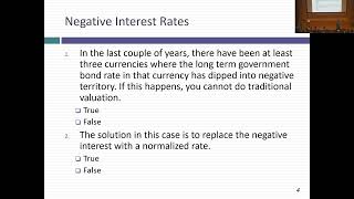 Session 4: The Big Picture of DCF and Riskfree Rates