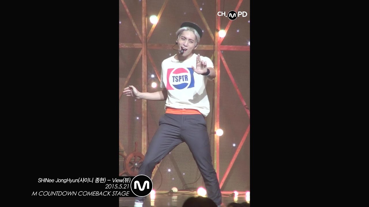 [MPD직캠] 샤이니 종현 직캠 View SHINee JongHyun Fancam Mnet MCOUNTDOWN 150521