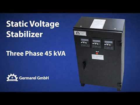ST-GER Three Phase 45 kVA Static Voltage Stabilizer from Germany