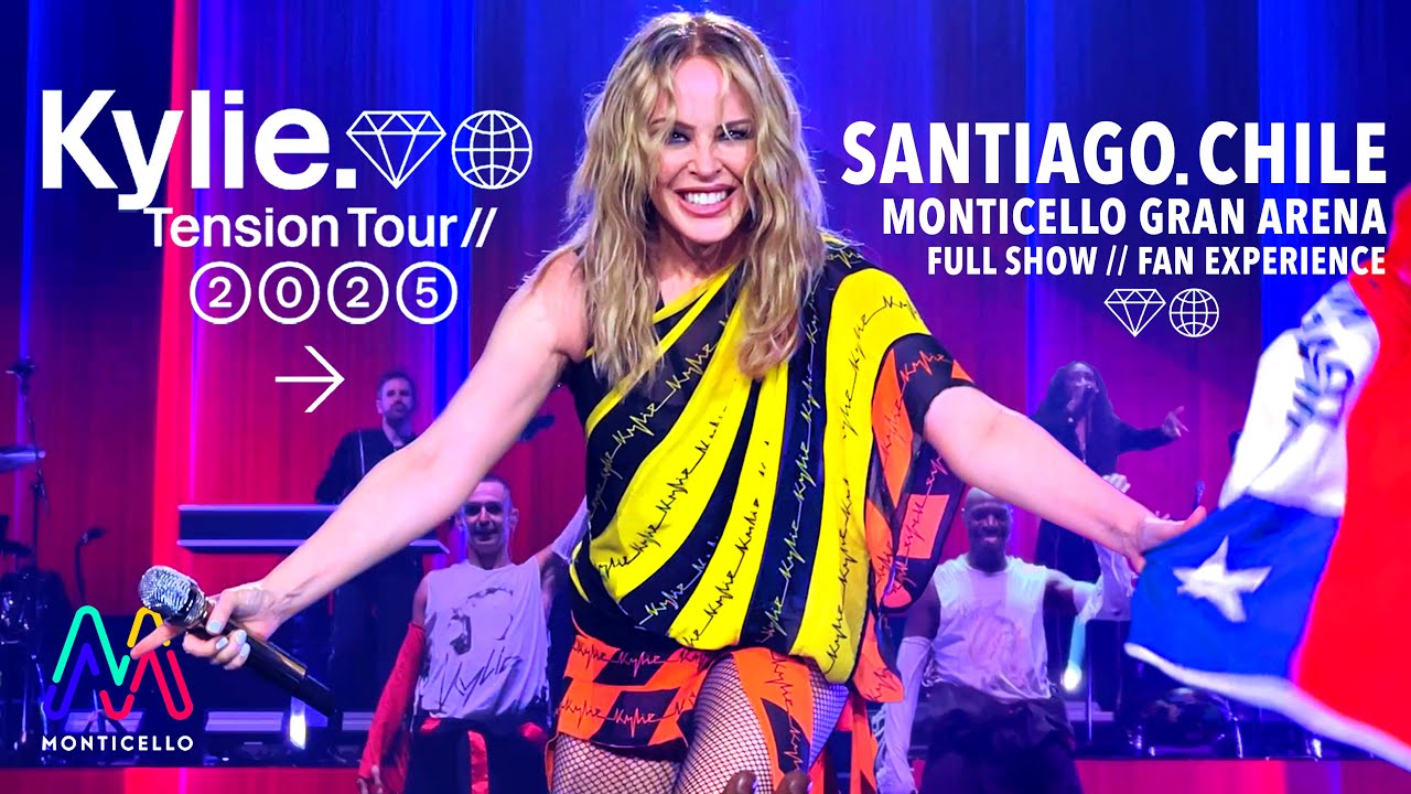 Kylie Minogue Tension Tour 2025 Live in Santiago Chile Monticello