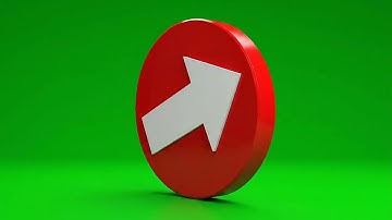 Epic Red Circle with Arrow Green Screen Effect for Video Editing