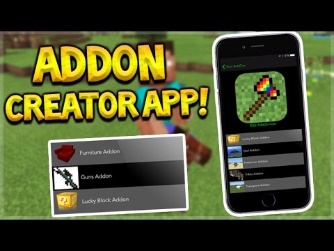 Addon Creator App Minecraft Pocket Edition Ios Addon Creator No Jailbreak Pocket Edition Youtube