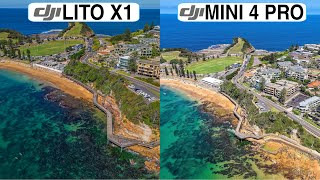 DJI Lito X1 Vs DJI Mini 4 Pro Camera Test Comparison