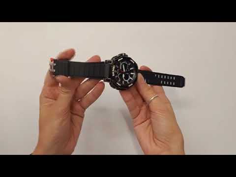 Годинник наручний чоловічий SKMEI 2219BK, видео 1