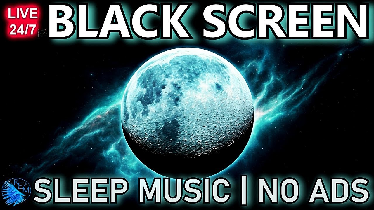 SOOTHING DEEP Sleeping Music NO ADS, 432hz Frequency, BLACK SCREEN Sleep Music, Ambient Soundscape