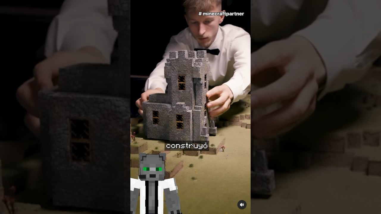 Construyeron MINI ALDEA real de Minecraft 🏡