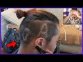 He shaved my name into his head...
