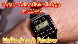 Casio Vintage A100WE Unboxing and Review