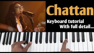 Video thumbnail of "Chattan| (Bridge Music)Easy piano/Keyboard tutorial| By Sahil(M.F.G)"
