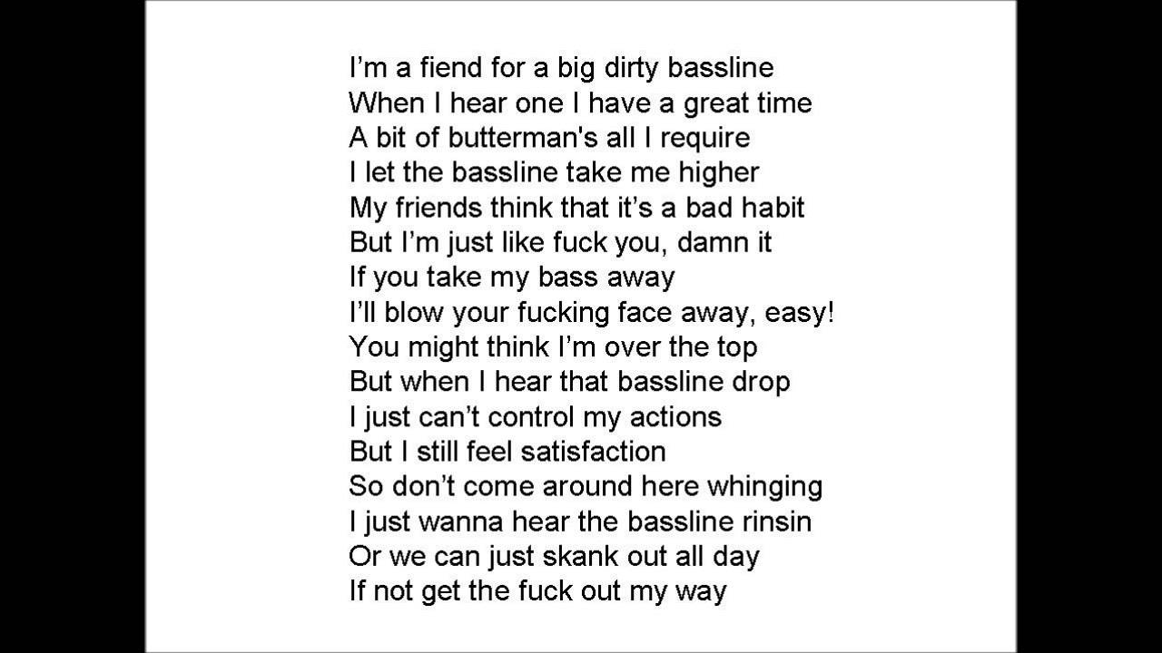 BASELINE JUNKY - LYRICS