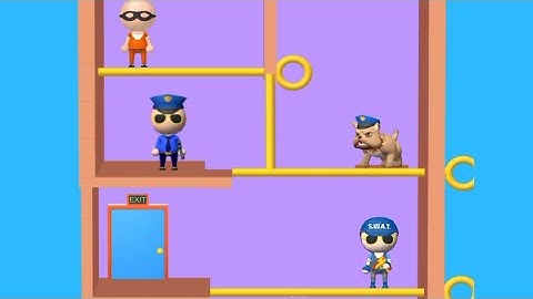 Escape pin Prison Rescue Puzzle  All Level  IOS Android Gameplay Walkthrough Part - #1