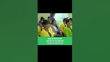 Chủ tịch MTTQ xã dự Ngày hội đại đoàn kết toàn dân tộc khu Đoàn Kết