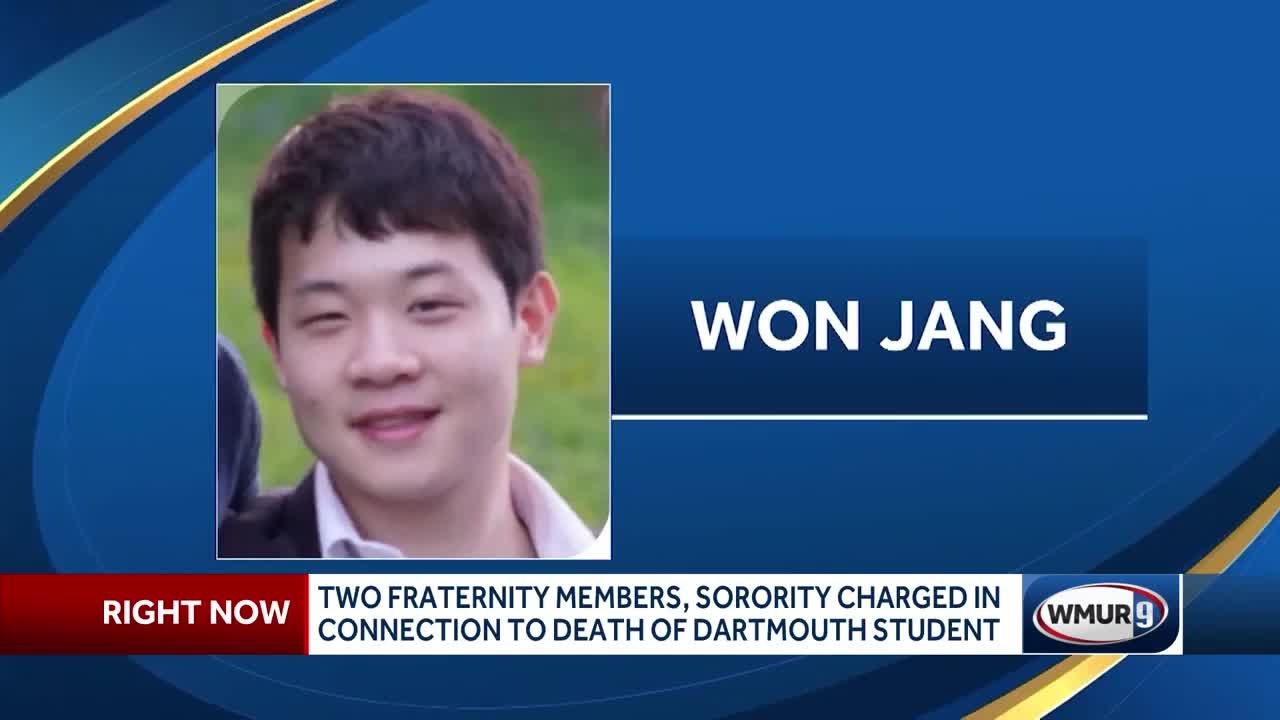 Charges filed in connection with Dartmouth College student's death