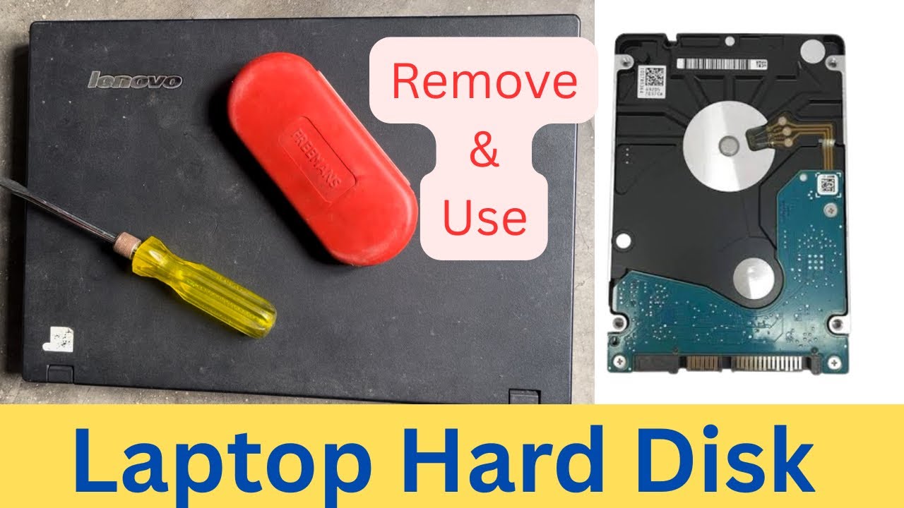 How to Remove Laptop Hard Disk and Use It on Another PC | Step-by-Step ...