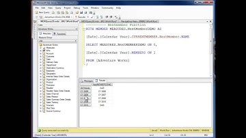 Microsoft MDX PrevMemeber Next Member Function