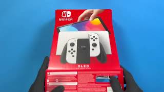 Nintendo Switch OLED Model Unboxing + Case