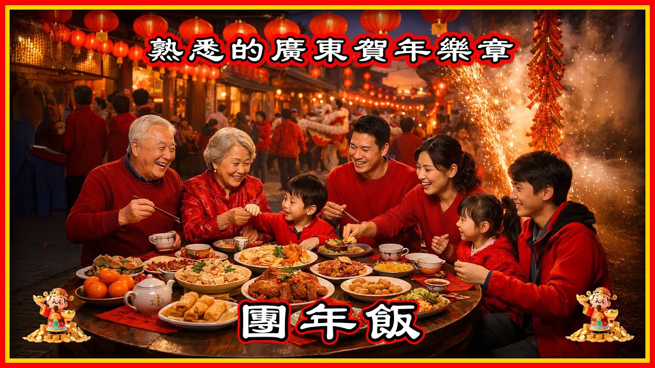 團年飯 4K HD Audio 在熟悉的廣東賀年樂章中，找回最淳厚的家鄉味，譜成一曲萬家團團圓。