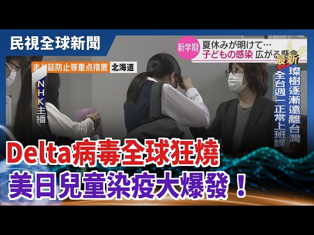 【民視全球新聞】Delta病毒全球狂燒 美日兒童染疫大爆發！ 2021.09.12