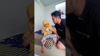 Perhatian Aqilla ke Papa yg penuh canda tawa ❤️ #shorts