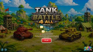 Tank Battle 4 All. Fight AI opponents or challenge your friends in explosive local combat! screenshot 2